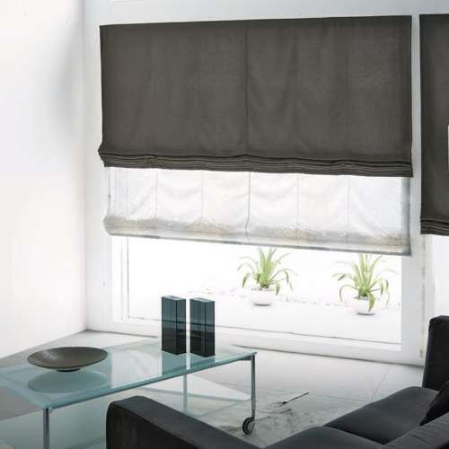 Римские шторы двойные